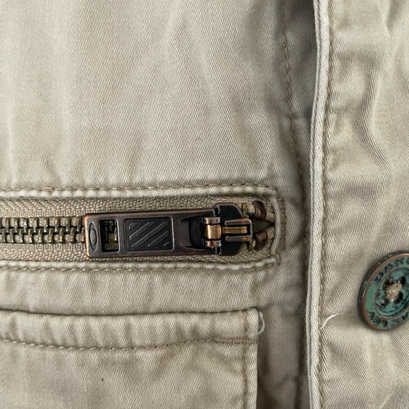 RARE Vintage OAKLEY army Jacket Gorpcore Military Utility Style Women Size Large - Picture 6 of 16